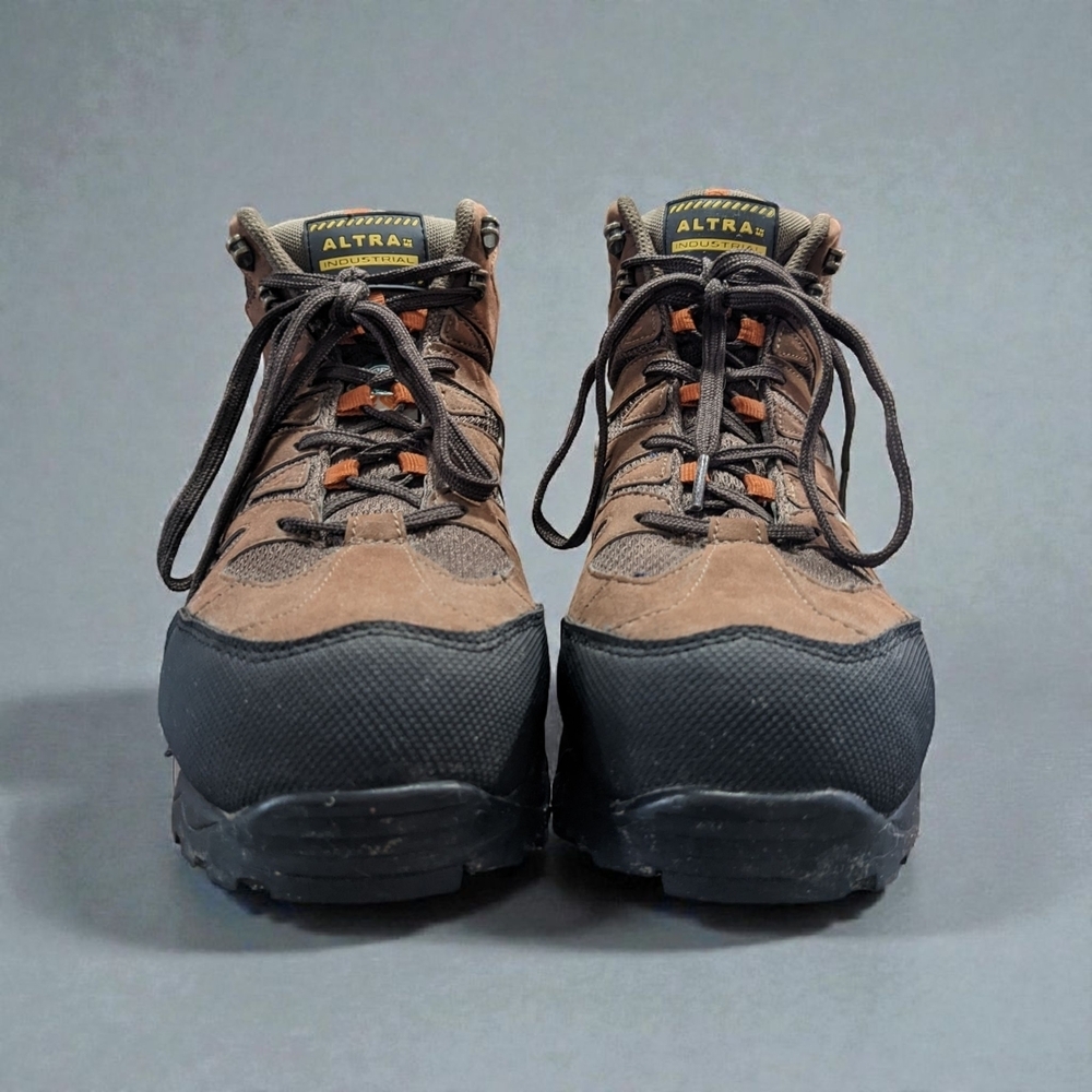 Altra Men's Brown and Black Steal Toe Boots - Picture 5 of 8
